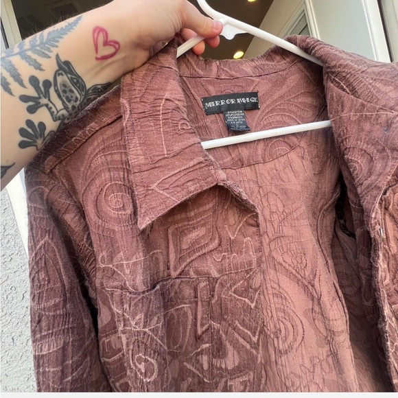 Vintage mirror image printed jacket - Picture 2 of 4